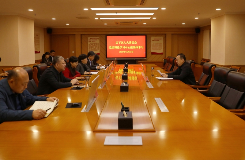 区人大常委会党组理论学习中心组举行集体学习